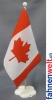 Kanada Tisch-Fahne gedruckt | 22.5 x 15 cm mit Blumenfuss