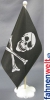 Pirat Tisch-Fahne gedruckt | 22.5 x 15 cm