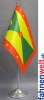 Grenada Tisch-Fahne DeLuxe ohne Stnder | 15.5  x 24 cm