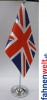 Grossbritannien / UK Tisch-Fahne DeLuxe ohne Stnder | 15.5  x 24 cm