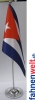 Kuba Tisch-Fahne DeLuxe ohne Stnder | 15.5  x 24 cm