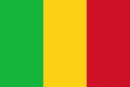 Mali Tisch-Fahne DeLuxe ohne Stnder | 15.5  x 24 cm