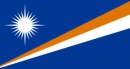 Marshall Inseln Tisch-Fahne DeLuxe ohne Stnder | 15.5  x 24 cm