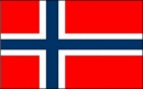 Norwegen Tisch-Fahne DeLuxe ohne Stnder | 15.5  x 24 cm
