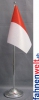 Solothurn SO Tisch-Fahne DeLuxe ohne Stnder | 16 x 16 cm